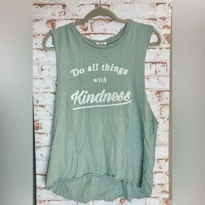 Project Social T Sage Green Muscle Tee